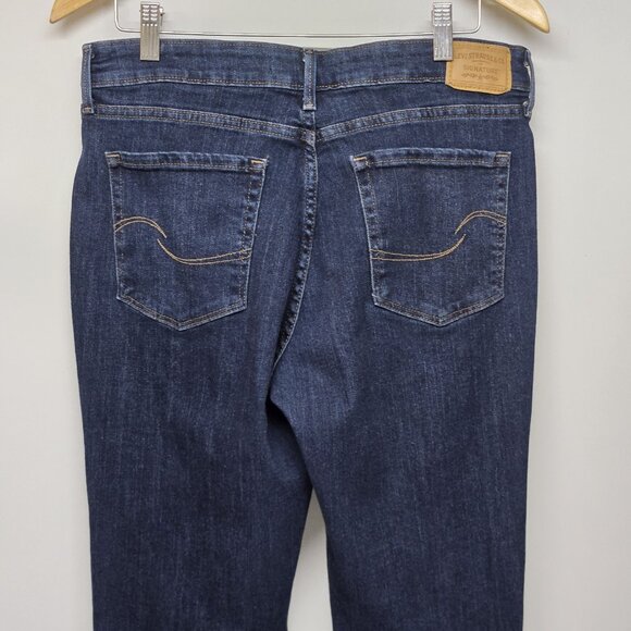 Levi Strauss Signature Womens Bootcut Jeans Size 10 Mid Rise Stretch Denim - Picture 7 of 11